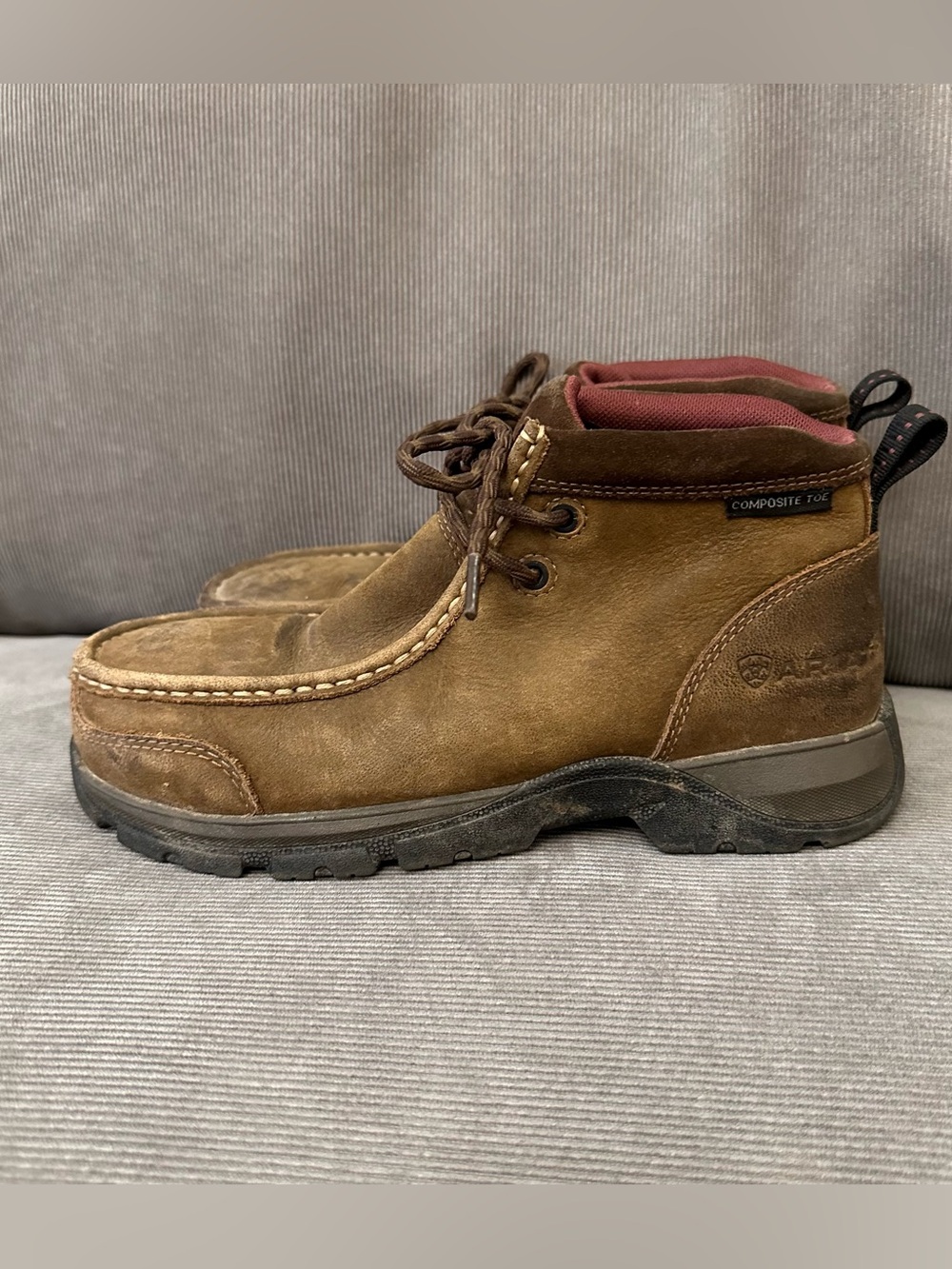 ARIAT Edge LTE Moc Comp Toe Oil/Slip Resistant Work Boots 10035978 Women’s 6.5B